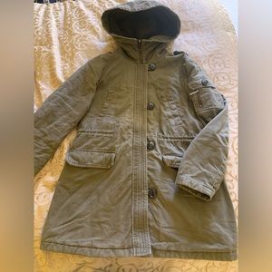 Olive Green Michael Kors Womens Jacket